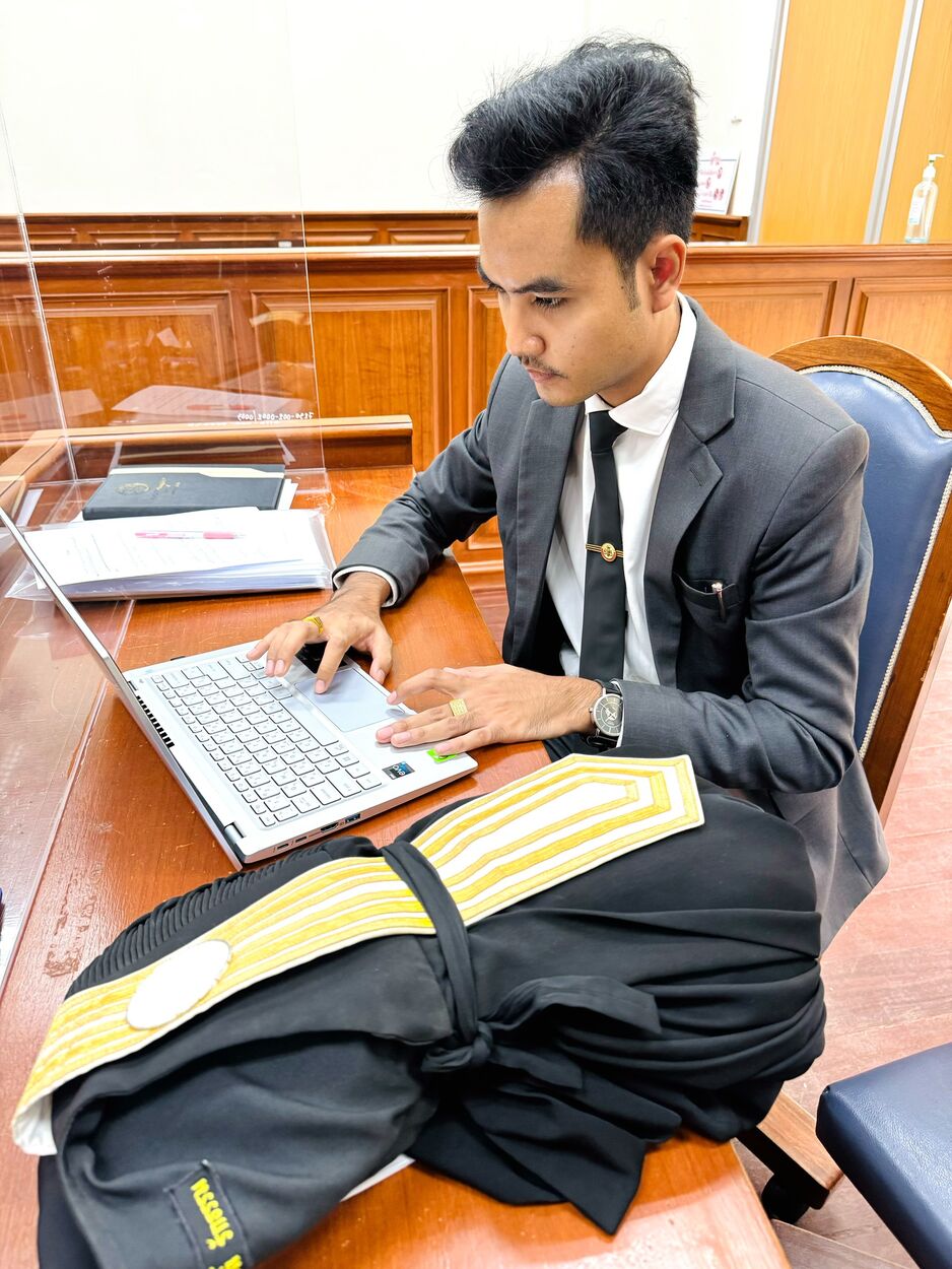 ทนายจิรศักดิ์ รักธรรม ปฏิบัติหน้าที่ ณ ศาลจังหวัดพัทยา